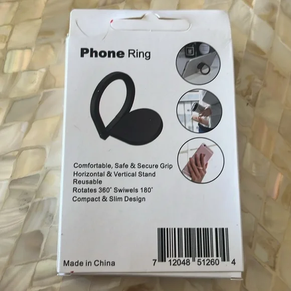 BNIB Silver Phone Ring - Picture 2 of 2